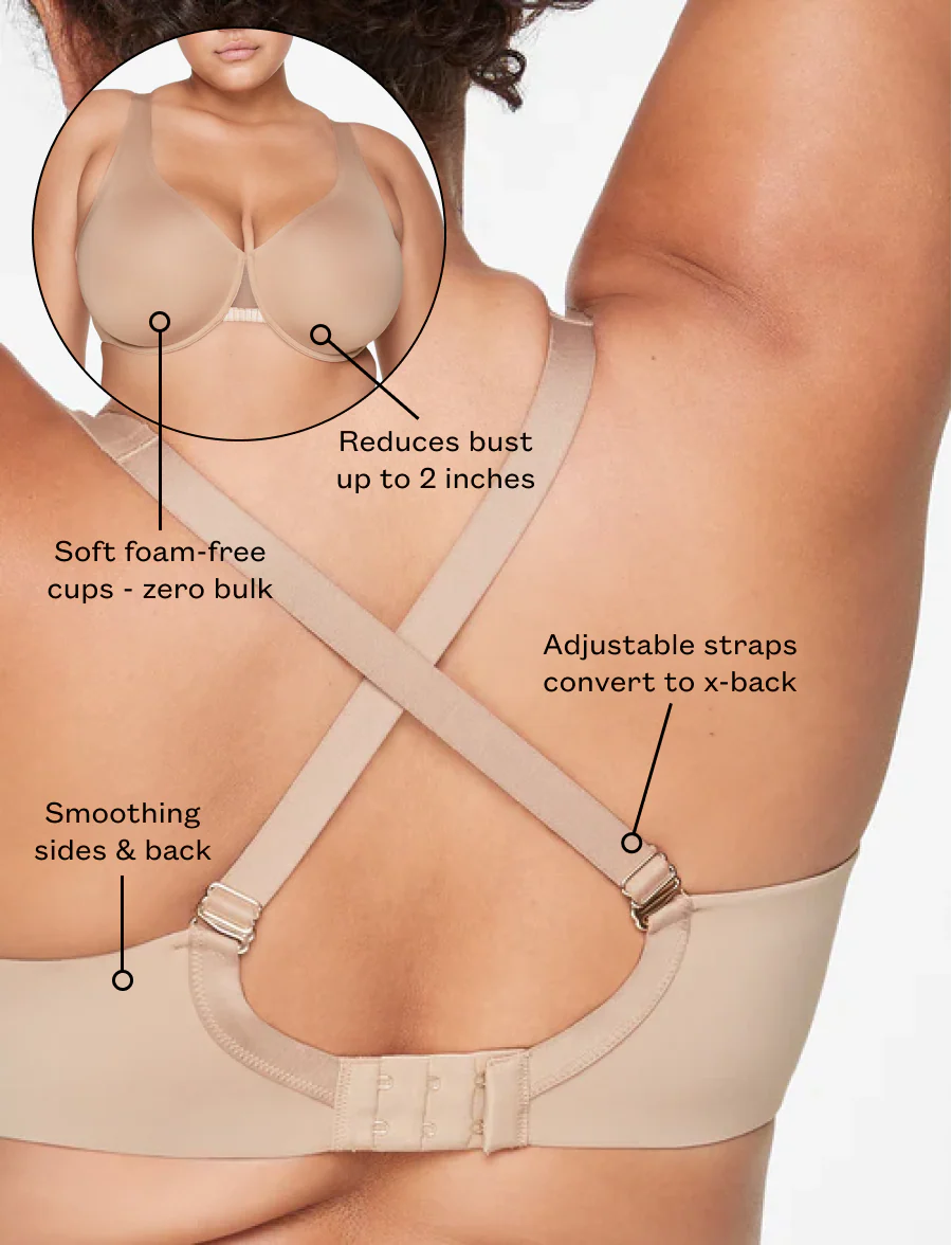 24/7® Classic Unlined Minimizer Bra - Image 5