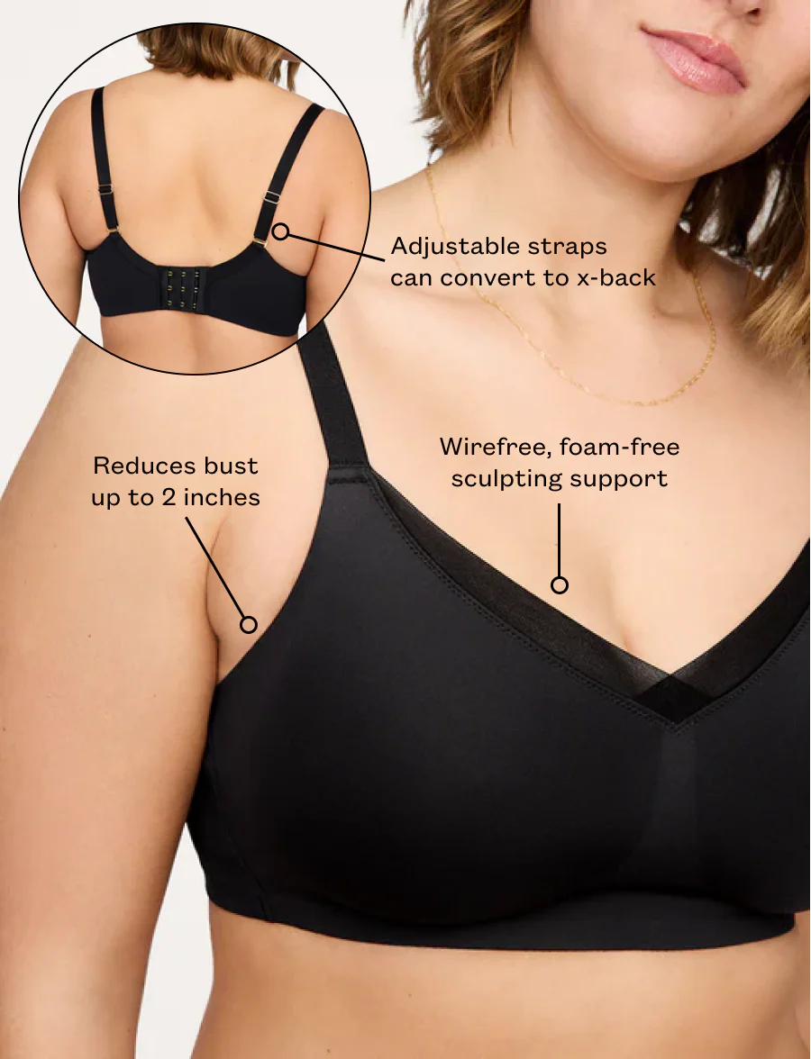24/7® Classic Wireless Crossover Minimizer Bra - Image 5