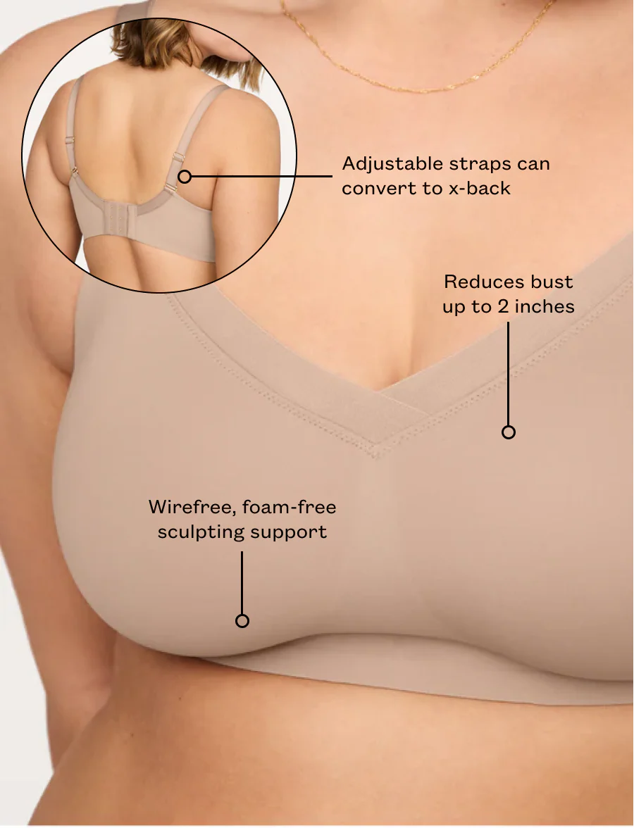 24/7® Classic Wireless Crossover Minimizer Bra - Image 4