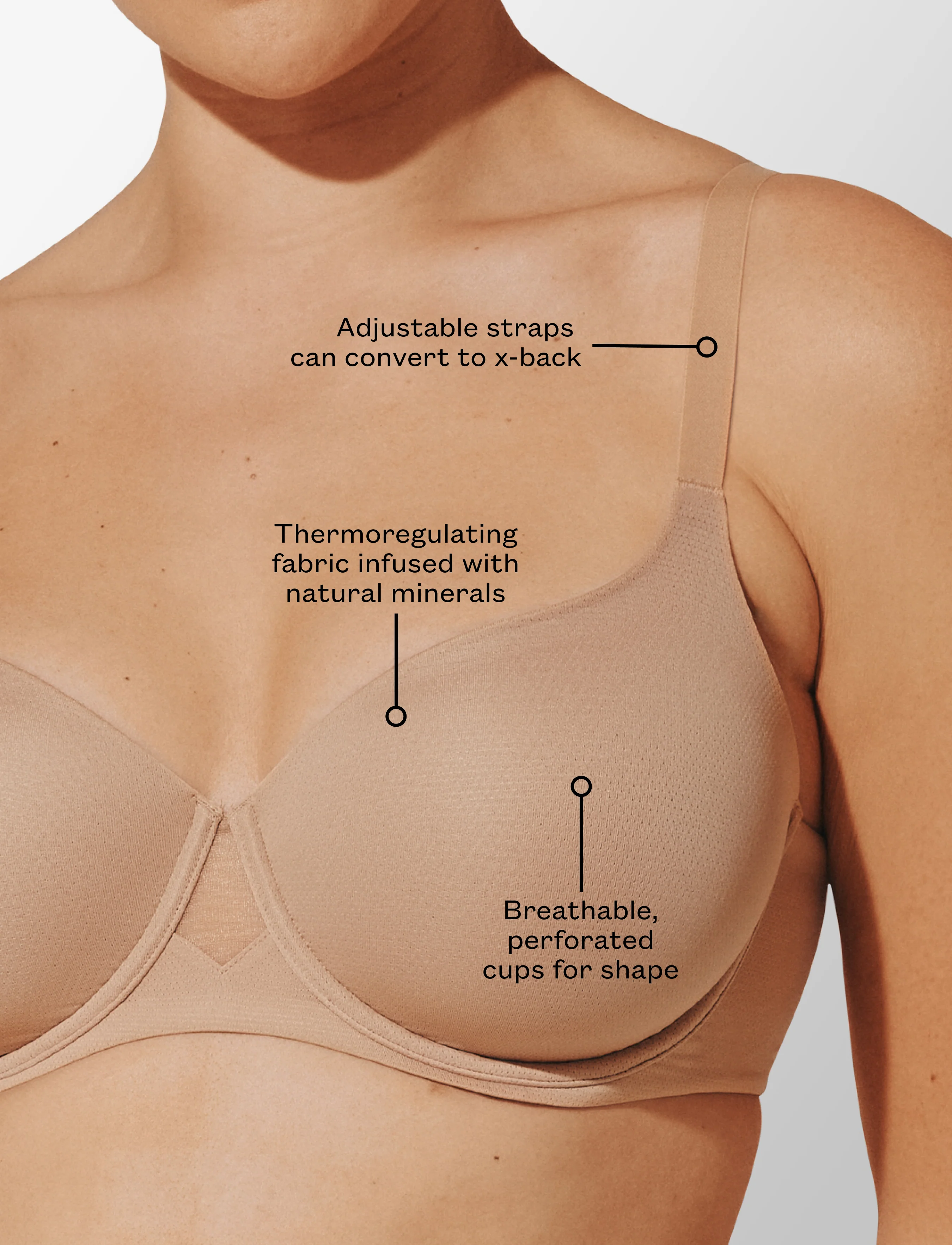 Thermoregulating TempSync™ T-Shirt Bra - Image 5