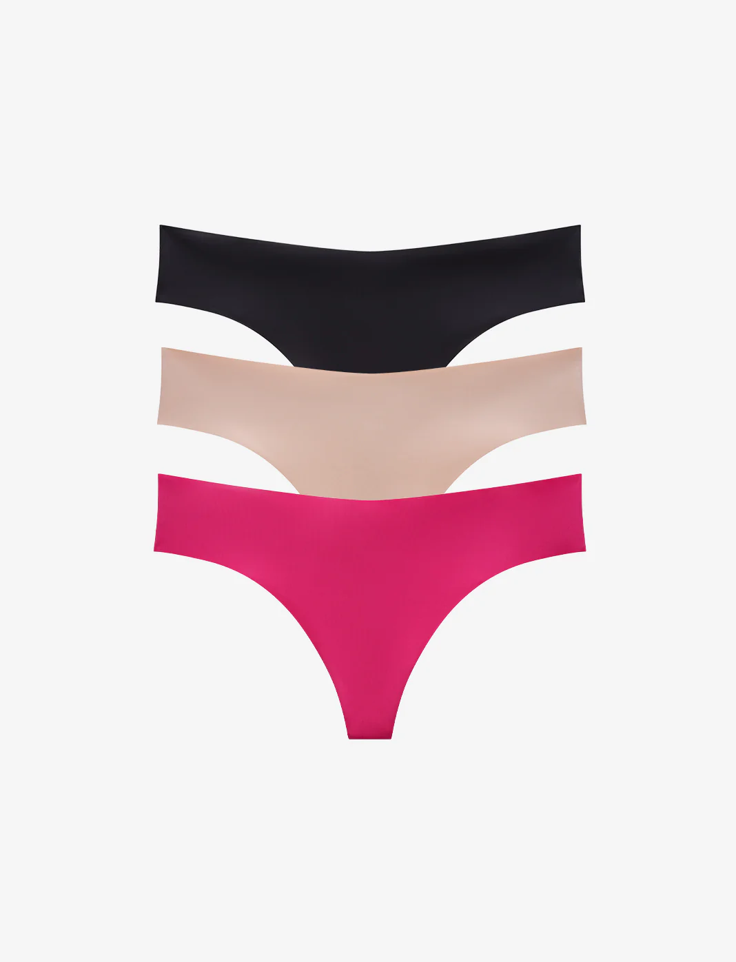 Zero Edge™ No-Show Thong - 3 Pack
