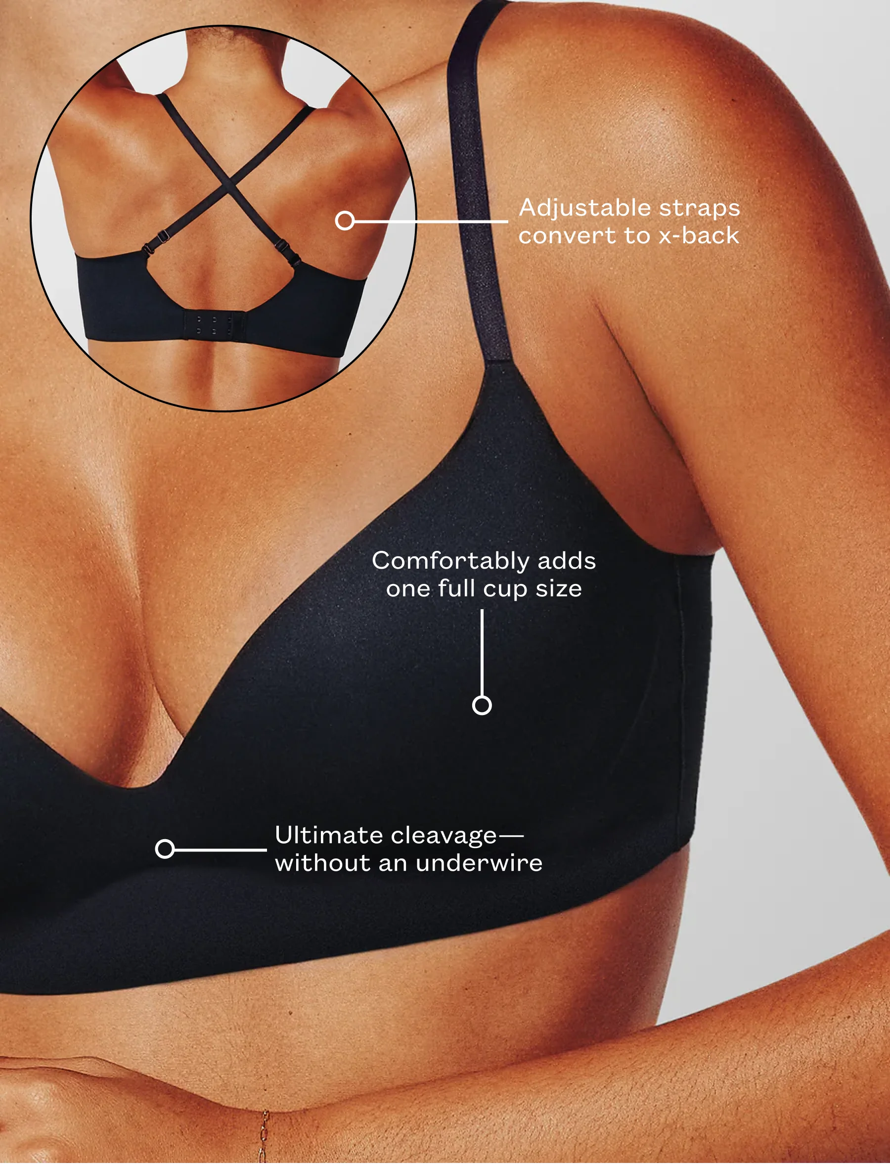 Zero Edge™ Wireless Push-Up Bra - Image 7